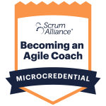 Becoming an Agile Coach microcredential badge – Scrum Alliance training by Great Fish Agility