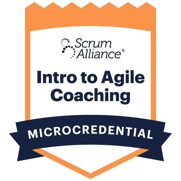 Intro to Agile Coaching microcredential badge – Scrum Alliance training by Great Fish Agility